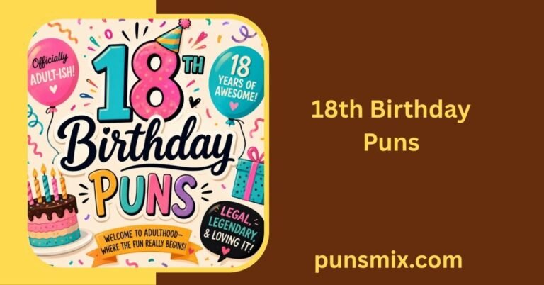 18th Birthday Puns