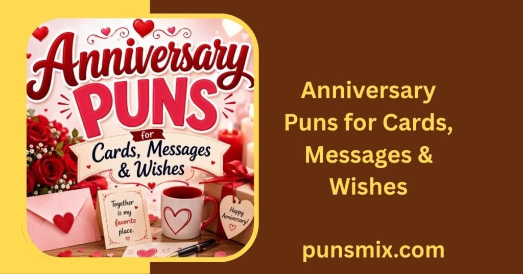 700+ Anniversary Puns That Make Every Celebration More Fun 3 Anniversary Puns for Cards, Messages & Wishes