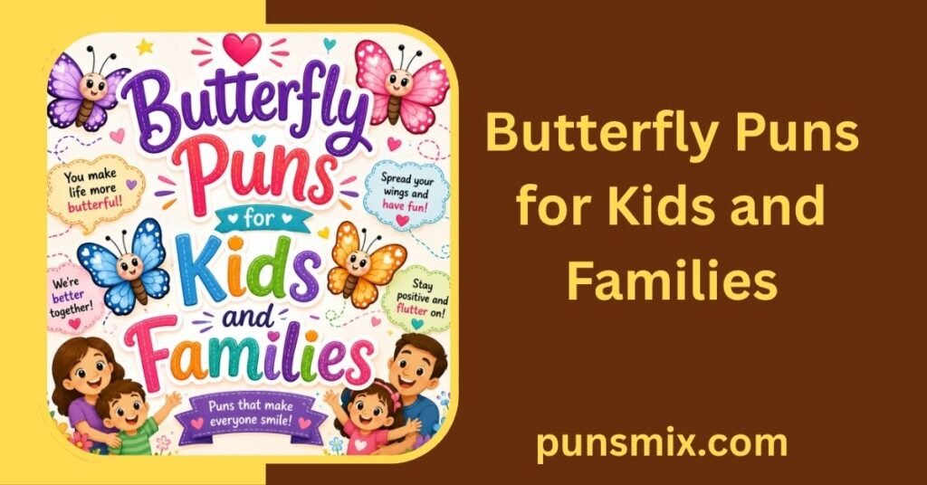 300+ Best Butterfly Puns That Will Make You Flutter With Laughter 🦋 5 Butterfly Puns for Kids and Families