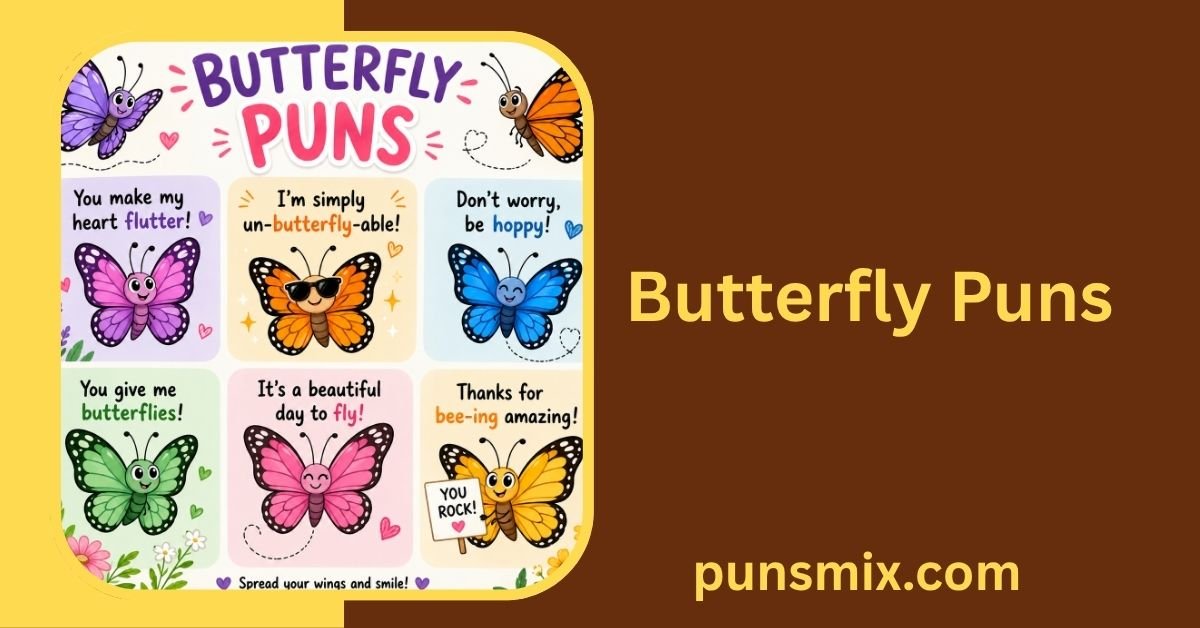 Butterfly Puns