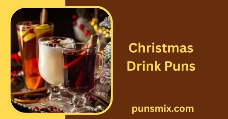 Christmas Drink Puns