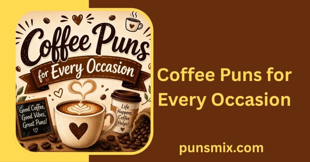 300+ Hilarious Coffee Puns to Perk Up Your Day & Make You Smile 3 Coffee Puns for Every Occasion