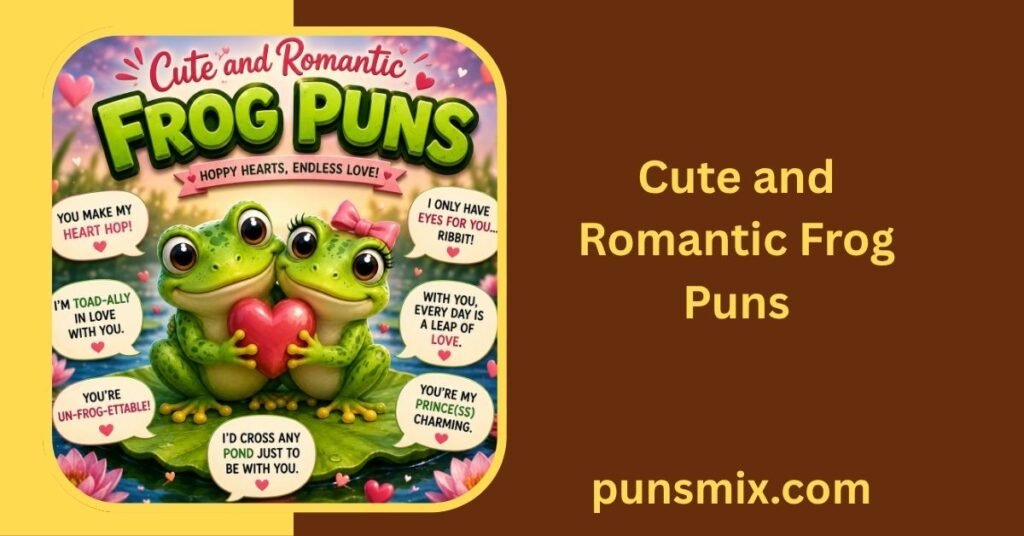 440+ Best Frog Puns That Will Make You Leap With Laughter 4 Cute and Romantic Frog Puns