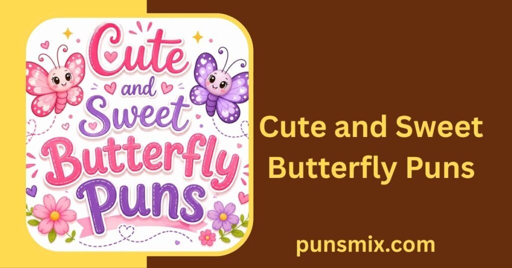 300+ Best Butterfly Puns That Will Make You Flutter With Laughter 🦋 2 Cute and Sweet Butterfly Puns