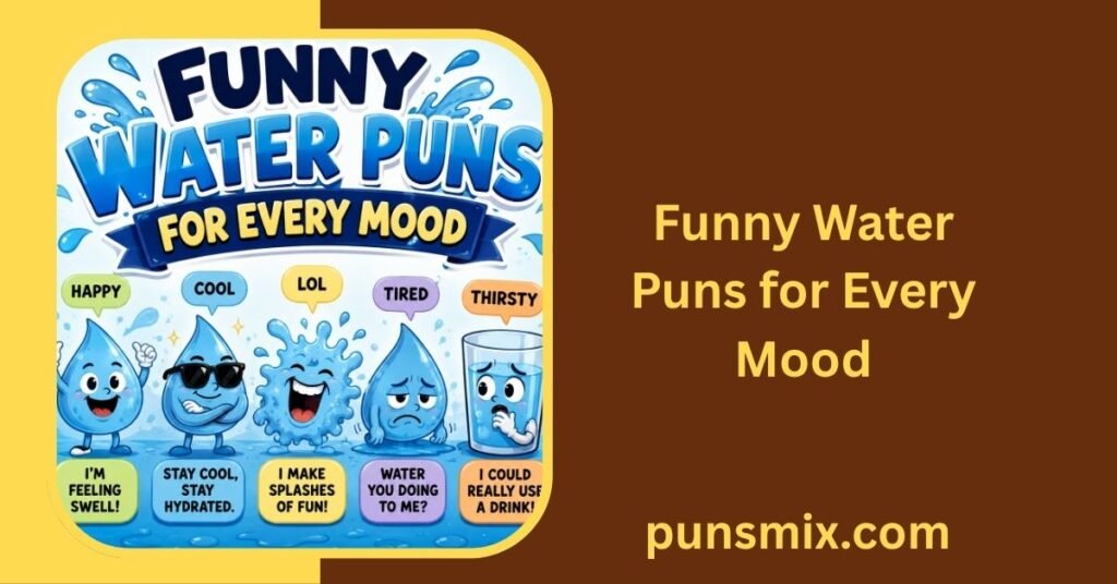 375+ Water Puns That Will Make Waves of Laughter 2 Funny Water Puns for Every Mood