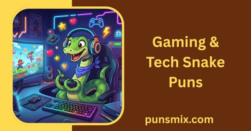 300+ Snake Puns That Are Hiss-terically Funny & Clever 5 Gaming & Tech Snake Puns
