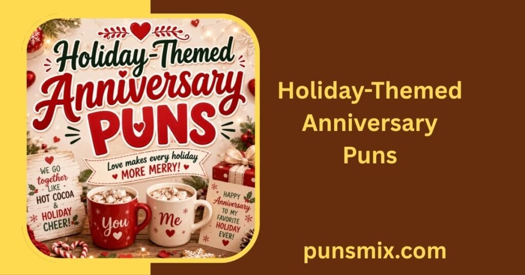 700+ Anniversary Puns That Make Every Celebration More Fun 4 Holiday-Themed Anniversary Puns
