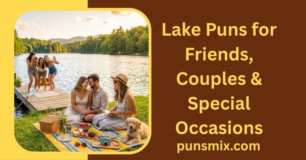 150+ Lake Puns: Funny, Cute, Short & Clever Puns for Every Occasion 3 Lake Puns for Friends, Couples & Special Occasions