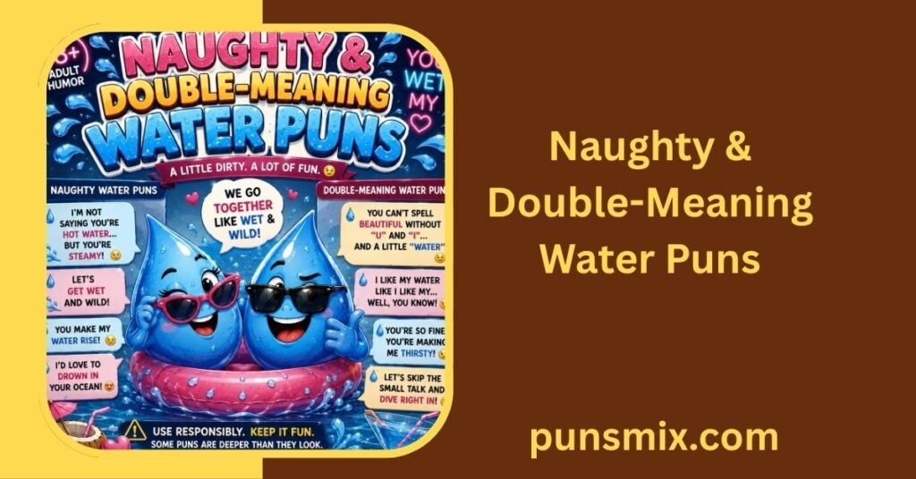 375+ Water Puns That Will Make Waves of Laughter 9 Naughty & Double-Meaning Water Puns