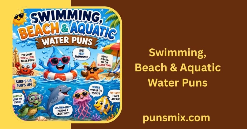 375+ Water Puns That Will Make Waves of Laughter 6 Swimming, Beach & Aquatic Water Puns