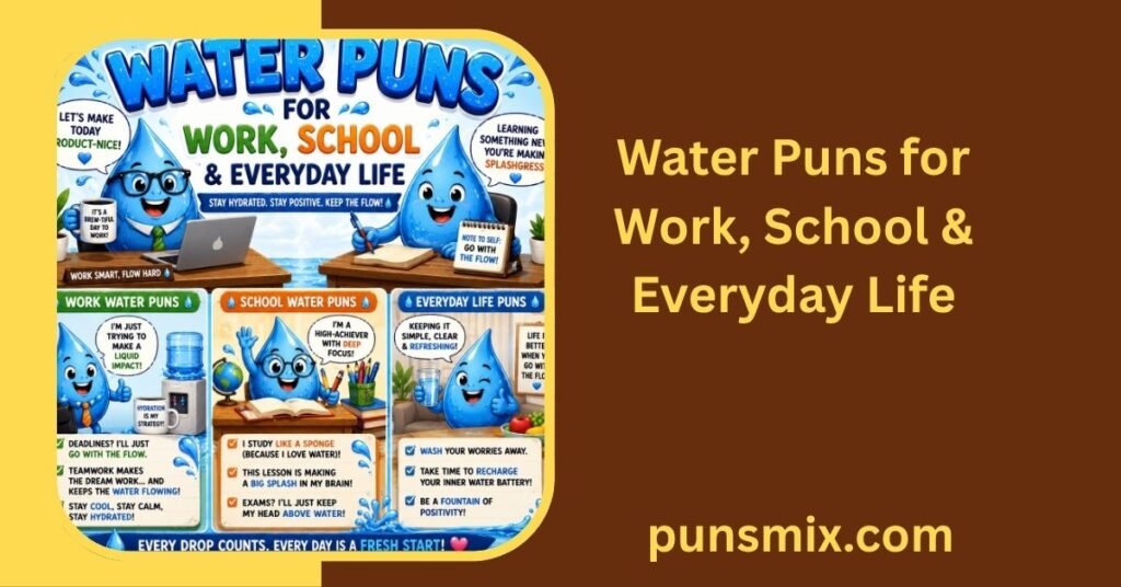 375+ Water Puns That Will Make Waves of Laughter 8 Water Puns for Love, Friendship & Special Occasions