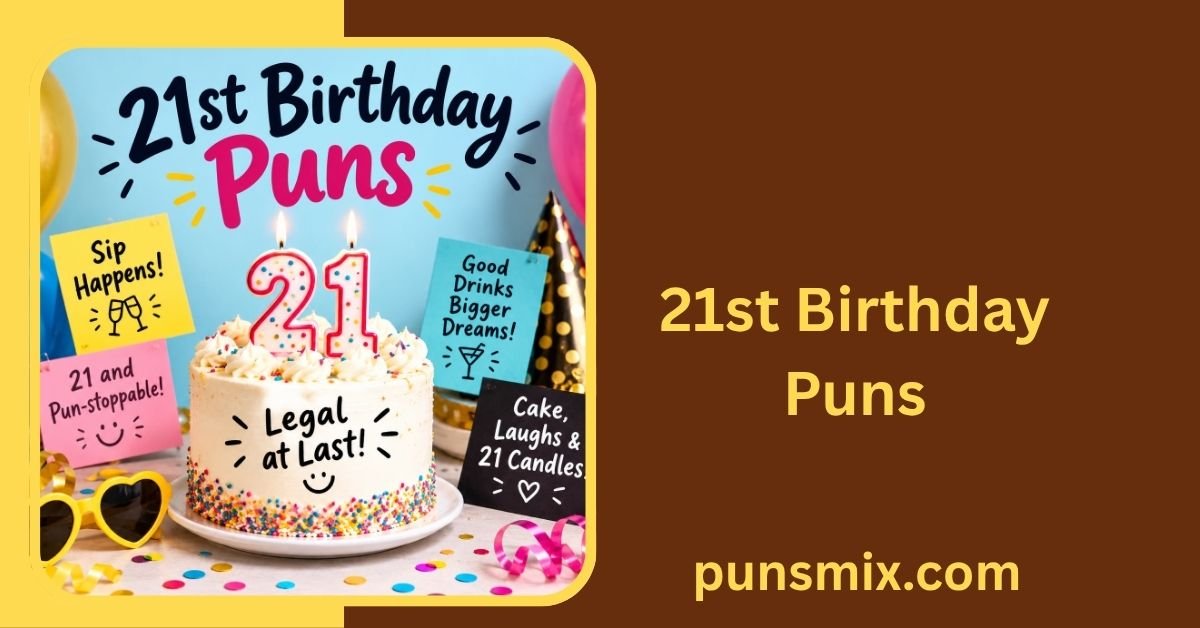 21st Birthday Puns