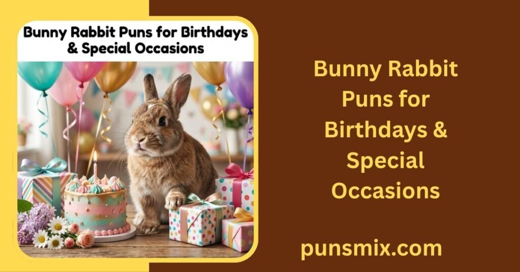 250+ Bunny Rabbit Puns That Are Hoppy, Funny, Cute & Clever 7 Bunny Rabbit Puns for Birthdays & Special Occasions