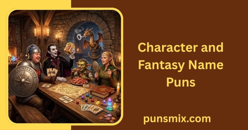 Character and Fantasy Name Puns