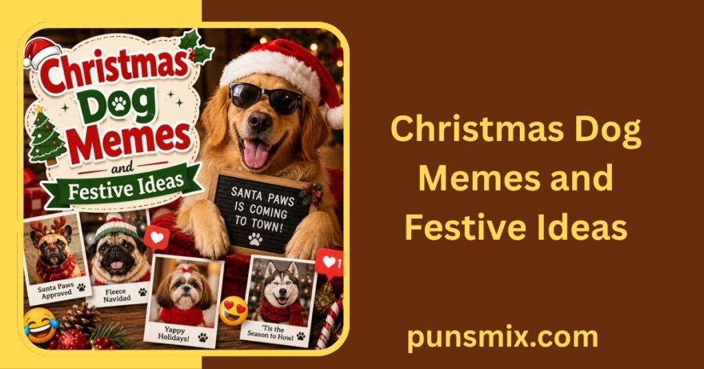 Christmas Dog Puns 100+ Funny Holiday Puns for Dog Lovers 9 Christmas Dog Memes and Festive Ideas