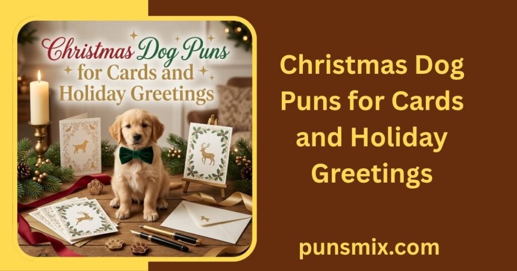 Christmas Dog Puns 100+ Funny Holiday Puns for Dog Lovers 6 Christmas Dog Puns for Cards and Holiday Greetings