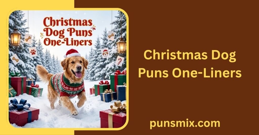 Christmas Dog Puns 100+ Funny Holiday Puns for Dog Lovers 3 Christmas Dog Puns One-Liners