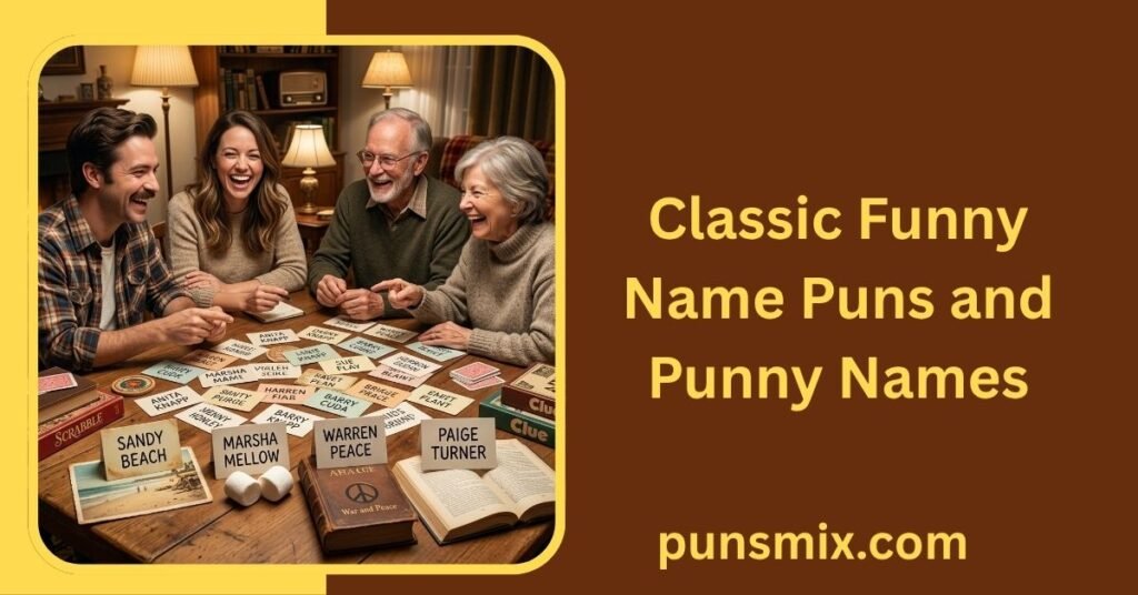 Classic Funny Name Puns and Punny Names
