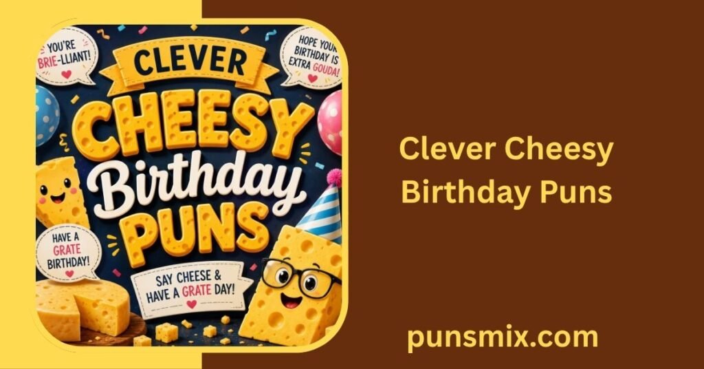 340+ Cheesy Birthday Puns That Are Funny, Cute & Clever 3 Clever Cheesy Birthday Puns
