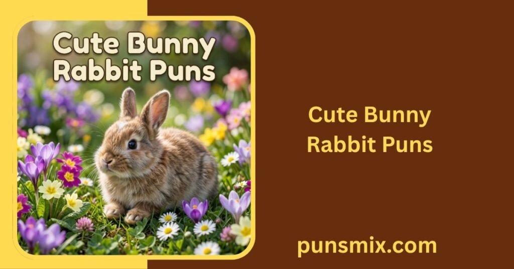 250+ Bunny Rabbit Puns That Are Hoppy, Funny, Cute & Clever 5 Cute Bunny Rabbit Puns