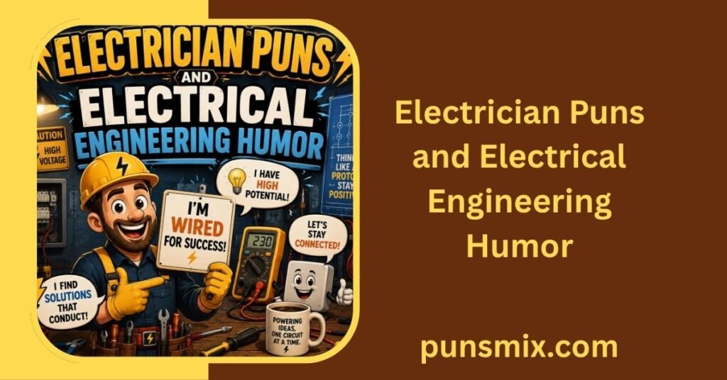 320+ Electricity Puns That Will Shock You With Laughter ⚡ 3 Electrician Puns and Electrical Engineering Humor