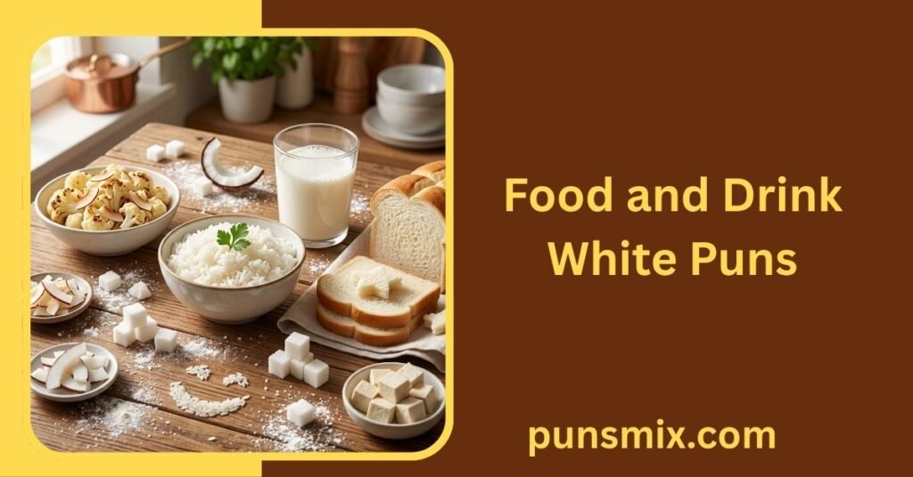 30+ White Puns That Are Funny, Clever, Cute, and Easy to Share 6 Food and Drink White Puns