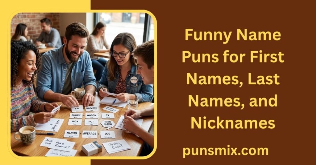 Funny Name Puns for First Names, Last Names, and Nicknames
