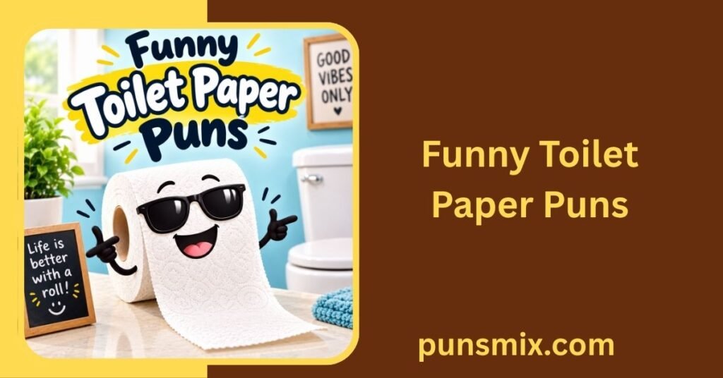150+ Best Toilet Paper Puns That Will Have You Rolling With Laughter 3 Funny Toilet Paper Puns