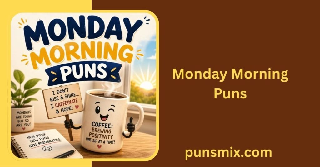 250+ Monday Puns to Make Your Start of the Week More Fun 4 Monday Morning Puns