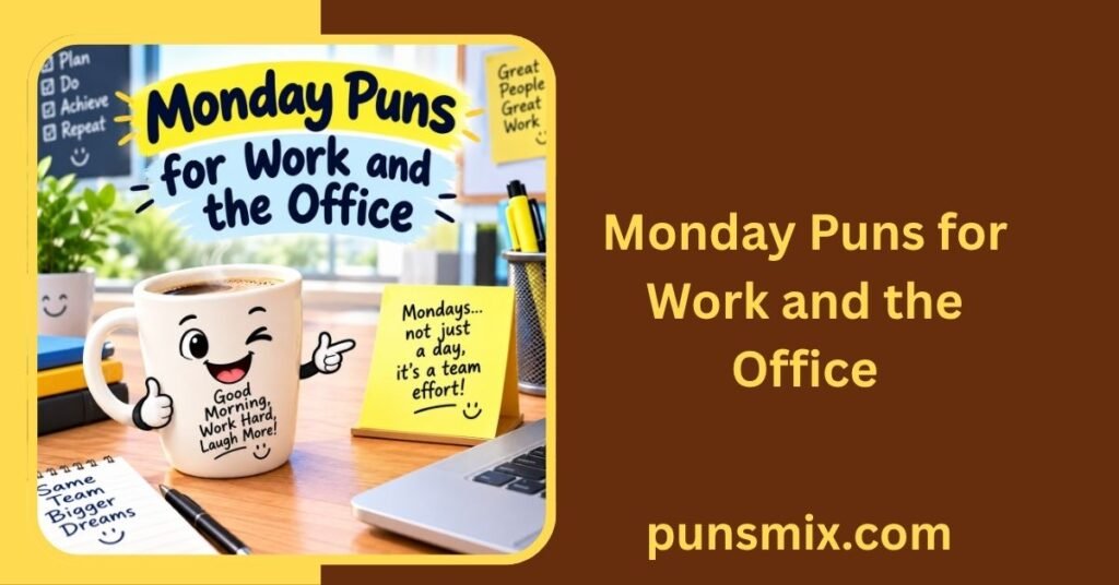 250+ Monday Puns to Make Your Start of the Week More Fun 3 Monday Puns for Work and the Office