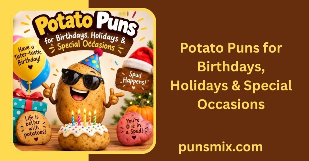 750+ Potato Puns That Are Spud-tacular, Funny & Clever 5 Potato Puns for Birthdays, Holidays & Special Occasions