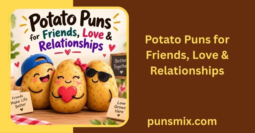 750+ Potato Puns That Are Spud-tacular, Funny & Clever 4 Potato Puns for Friends, Love & Relationships