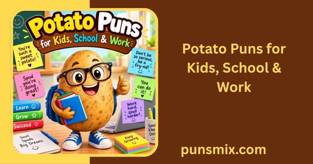 750+ Potato Puns That Are Spud-tacular, Funny & Clever 6 Potato Puns for Kids, School & Work