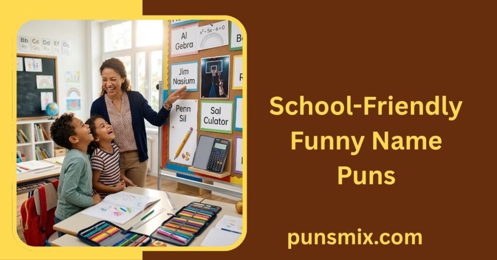 School-Friendly Funny Name Puns