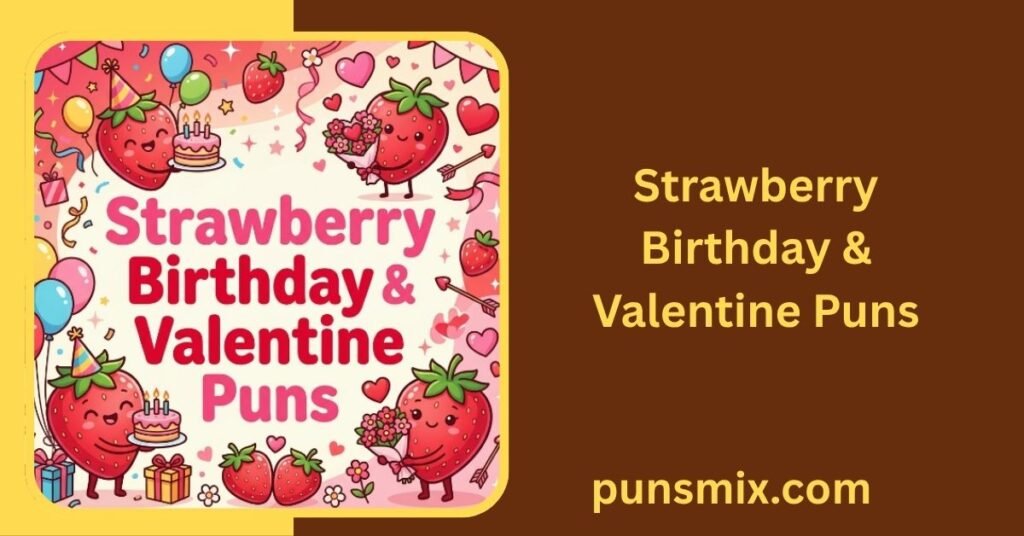 650+ Strawberry Puns That Are Berry Funny, Cute & Shareable 6 Strawberry Birthday & Valentine Puns
