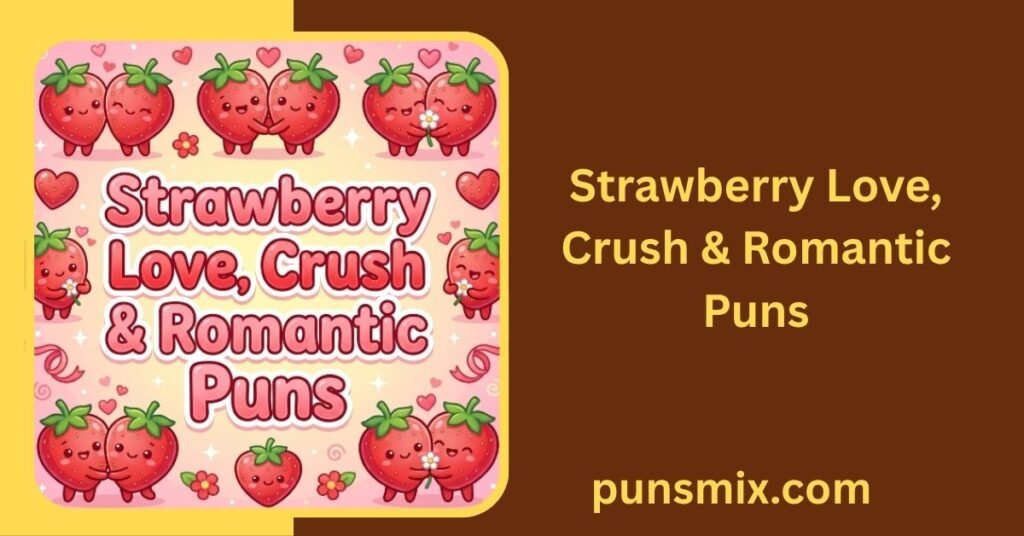 650+ Strawberry Puns That Are Berry Funny, Cute & Shareable 5 Strawberry Love, Crush & Romantic Puns