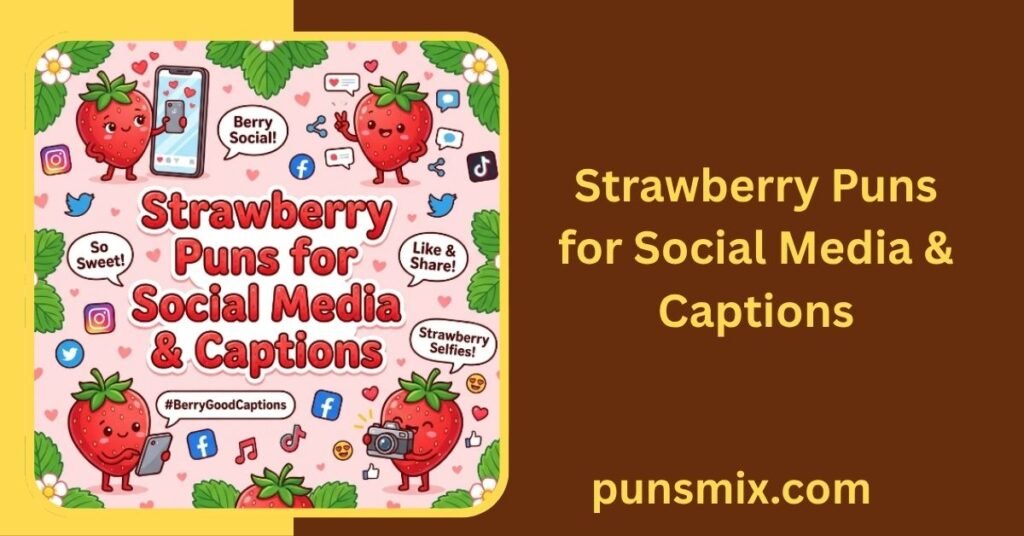 650+ Strawberry Puns That Are Berry Funny, Cute & Shareable 3 Strawberry Puns for Social Media & Captions