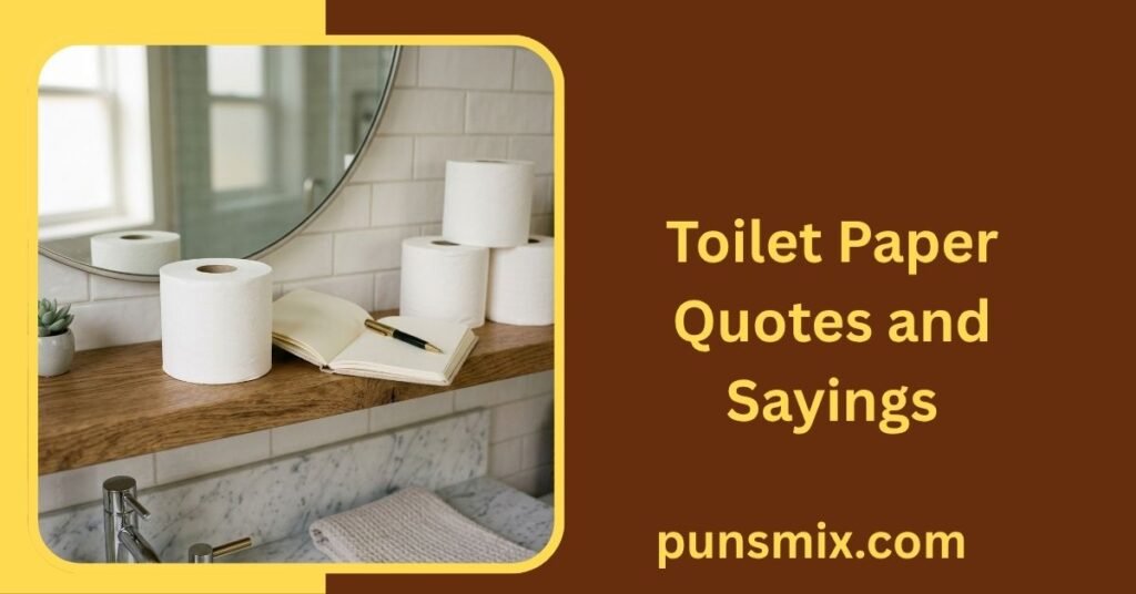 150+ Best Toilet Paper Puns That Will Have You Rolling With Laughter 6 Toilet Paper Quotes and Sayings