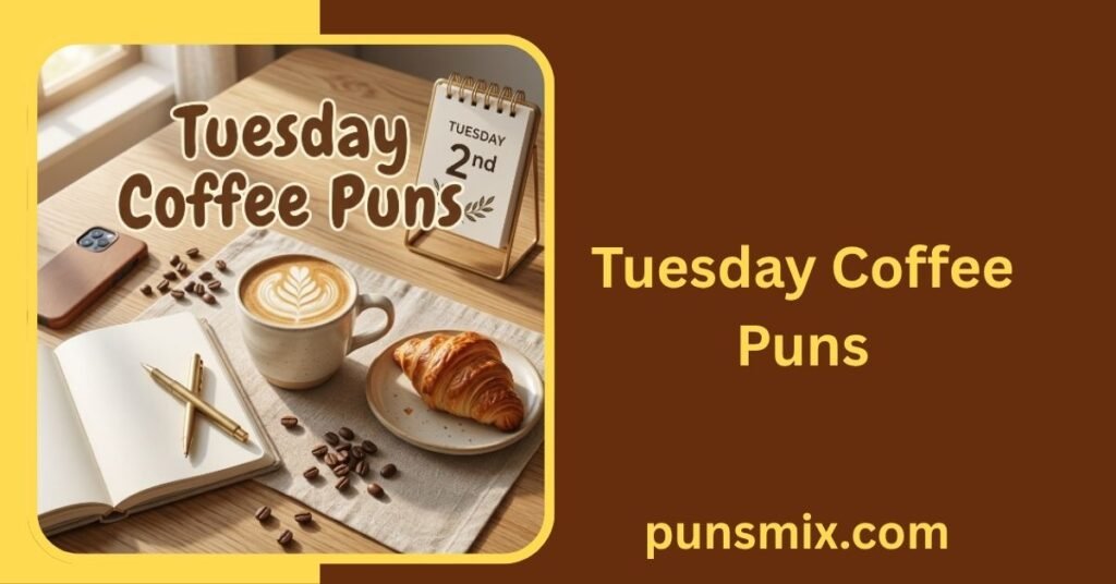 240+ Tuesday Puns to Brighten Your Week with Funny Wordplay Ideas 6 Tuesday Coffee Puns