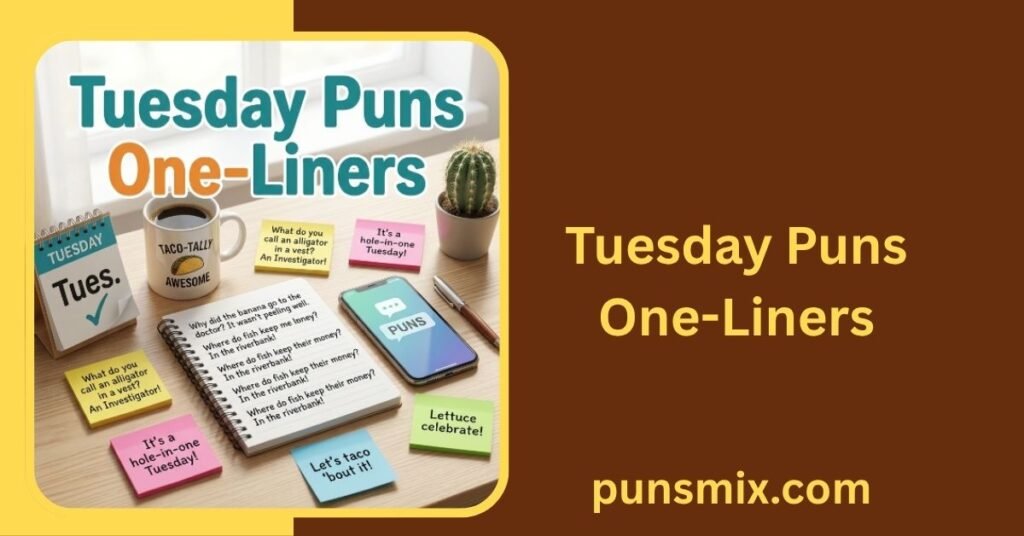 240+ Tuesday Puns to Brighten Your Week with Funny Wordplay Ideas 2 Tuesday Puns One-Liners