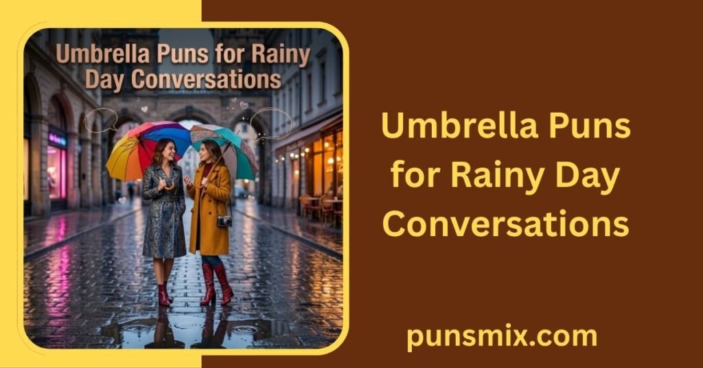 Umbrella Puns for Rainy Day Conversations