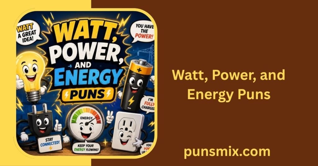 320+ Electricity Puns That Will Shock You With Laughter ⚡ 2 Watt, Power, and Energy Puns