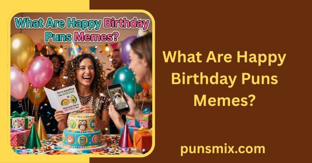 150+ Happy Birthday Puns Meme Ideas That Are Funny & Shareable 2 What Are Happy Birthday Puns Memes?