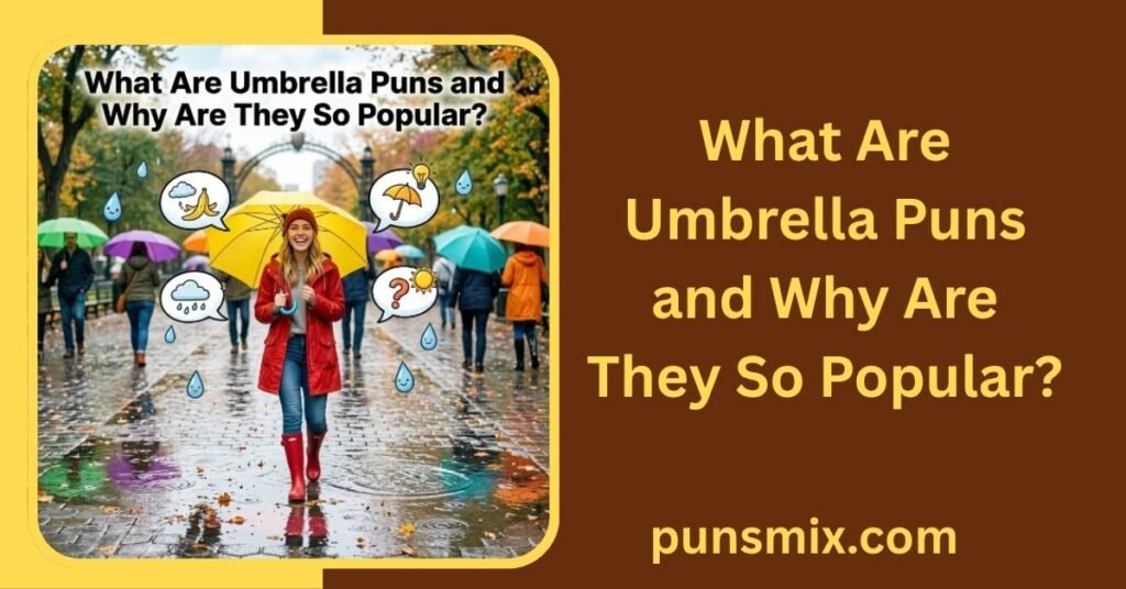 What Are Umbrella Puns and Why Are They So Popular?