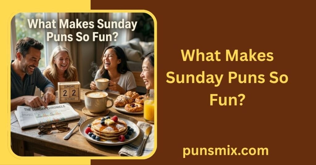 Sunday Puns 270+ Funny Jokes, Captions & One-Liners to Share 2 What Makes Sunday Puns So Fun?