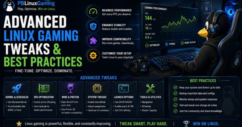 Tech Hacks PBLinuxGaming: A Complete Guide to Linux Gaming Optimization 3 Advanced Linux Gaming Tweaks and Best Practices