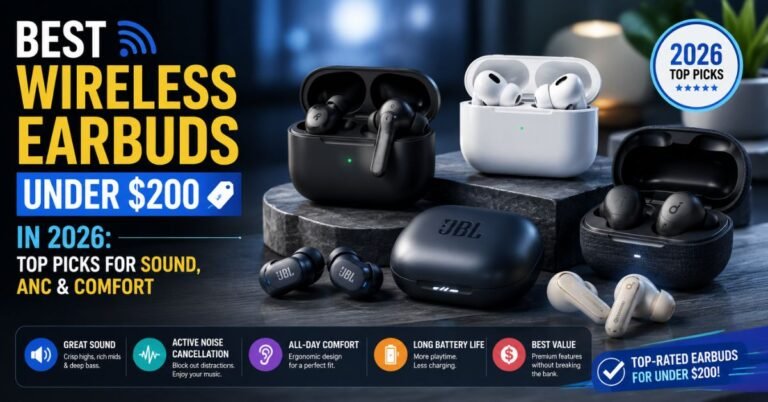 Best Wireless Earbuds Under $200 in 2026