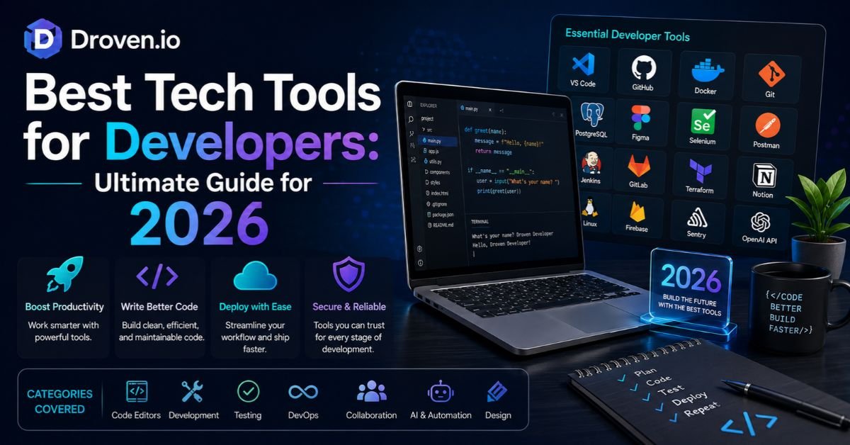 Droven.io Best Tech Tools for Developers