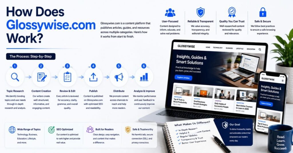 Glossywise.com Review 2026: What Is It, Is It Legit and Safe? 2 How Does Glossywise.com Work?