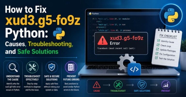 How to Fix xud3.g5-fo9z Python
